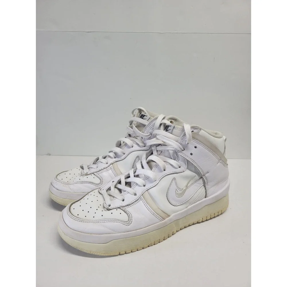 Nike Dunk High Up White White Sail DH3718-100 Womens High Top‎ Sneakers sz 10